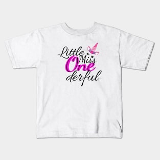 Little Miss One-derful Kids T-Shirt